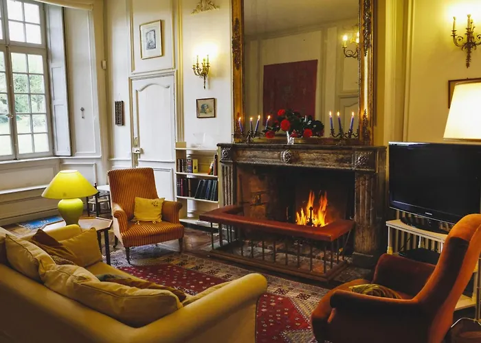 Demeure Historique Dans Un Château Avec Jardin Et Connexion Wifi - Fr-1-497-13 Le Grais